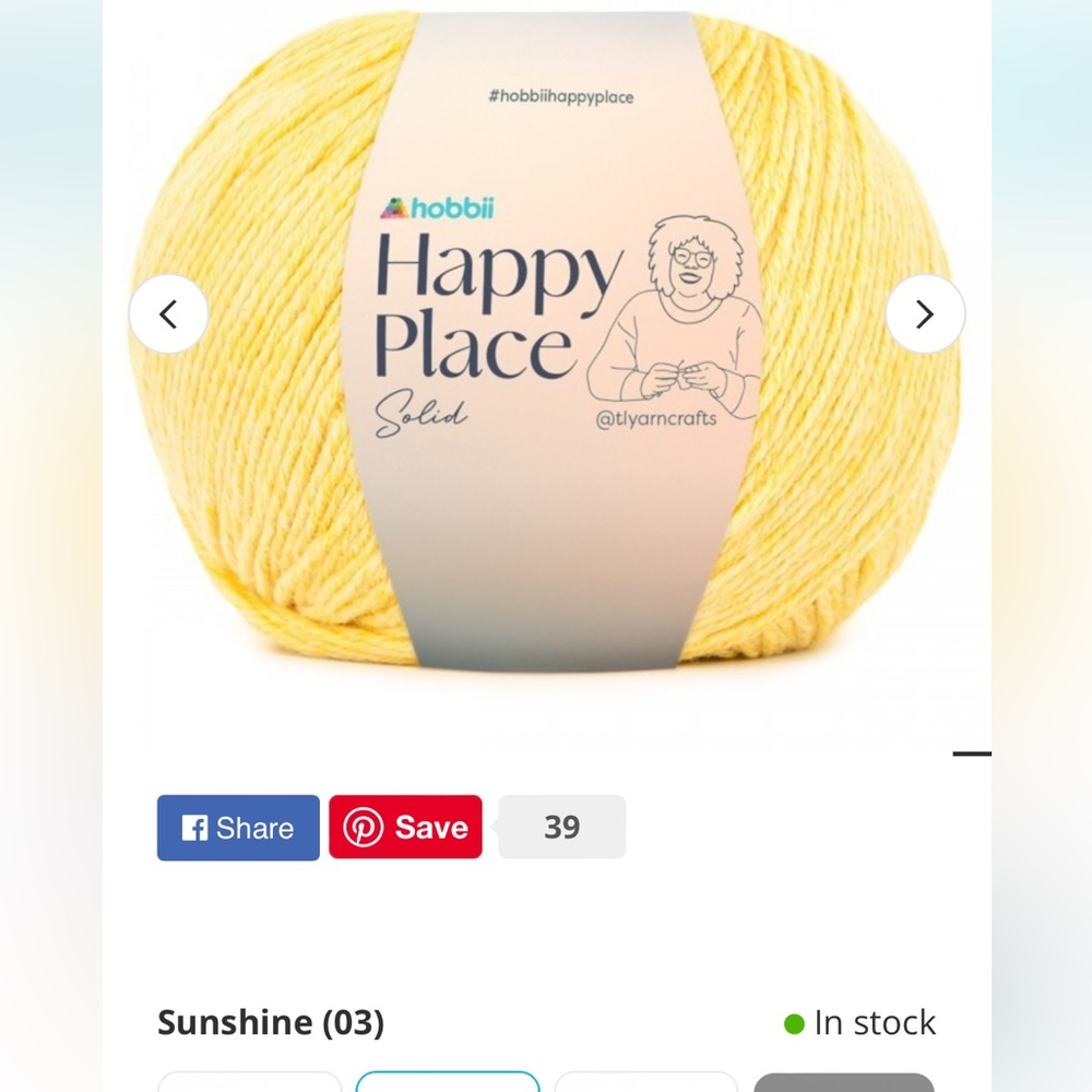 SOLD Happy Place Solid Sunshine Yellow 03 NWT -will disc bundle SOLD OUT online